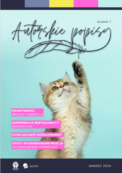 Autorskie popisy – numer 7 2 Okłaka numeru 7 miesięcznika – Autorskie popisy