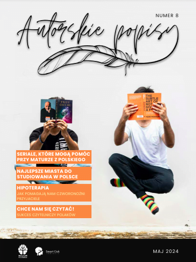 Autorskie popisy – numer 8 1 Okładka majowego numeru miesięcznika „Autorskie popisy”